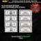 4x Small Sized $5 Notes 1934/1953 Silver Certificates & 1953/1963 $5 US Notes Grades CU