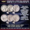 Complete 4 Coin 1945 Mercury Dime Set P, D, S & Rare Micro 'S'