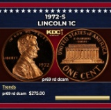 1972-s Proof Lincoln Cent 1c pr69 rd dcam SEGS