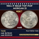 1904-p Morgan Dollar Near Top Pop $1 ms66 SEGS