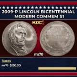 2009-P Lincoln Bicentennial Modern Commem Dollar $1 ms70 SEGS