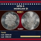 1878-s Morgan Dollar $1 Grades ms63+