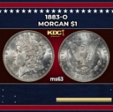1883-o Morgan Dollar $1 Grades ms63
