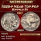1929-p Buffalo Nickel Near Top Pop 5c ms66+ SEGS
