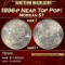 1886-p Morgan Dollar Near Top Pop! $1 ms67+ SEGS
