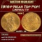 1916-p Lincoln Cent Near Top Pop! 1c ms66+ rb SEGS