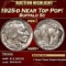 1925-d Buffalo Nickel Near Top Pop! 5c ms65+ SEGS