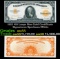 1922 $10 Large Size Gold Certificate Grades Choice AU Signatures Speelman/White