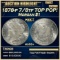 1878-p 7/8tf Morgan Dollar TOP POP! $1 ms66+ SEGS