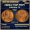 1909-p Lincoln Cent TOP POP! 1c ms67+ rd SEGS