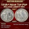 1918-p Walking Liberty Half Dollar Near Top Pop 50c ms65+ SEGS