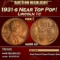 1931-s Lincoln Cent Near Top Pop! 1c ms66 rd SEGS