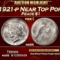 1921-p Peace Dollar Near Top Pop $1 ms66 SEGS