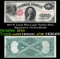 1917 $1 Large Size Legal Tender Note Grades xf+ Signatures Teehee/Burke