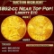 1892-cc Gold Liberty Eagle Near Top Pop! $10 ms63 USCG