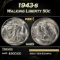 1943-s Walking Liberty Half Dollar 50c Grades ms65