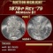 1878-p Rev '79 Morgan Dollar $1 ms64+ SEGS