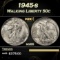 1945-s Walking Liberty Half Dollar 50c Grades ms66