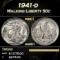 1941-d Walking Liberty Half Dollar 50c ms66+ SEGS