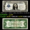 **Star Note** 1928A $1 Blue Seal Silver Certificate Grades Select AU
