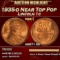 1935-d Lincoln Cent Near Top Pop 1c ms67+ rd SEGS
