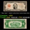 **Star Note** 1928D $2 Red Seal United States Note Grades vf+