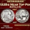 1935-s Buffalo Nickel Near Top Pop 5c ms67 SEGS