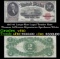 1917 $2 Large Size Legal Tender Note Thomas Jefferson Grades vf++ Signatures Speelman/White