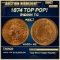 1874 Indian Cent TOP POP! 1c ms66+ rb SEGS
