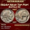 1924-p Buffalo Nickel Near Top Pop! 5c ms67 SEGS