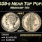 1939-s Mercury Dime Near Top Pop! 10c ms67+ SEGS