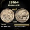 1916-p Buffalo Nickel 5c Grades ms65