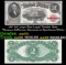 1917 $2 Large Size Legal Tender Note Thomas Jefferson Grades Choice AU Signatures Speelman/White