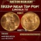 1933-p Lincoln Cent Near Top Pop! 1c ms67+ rd SEGS