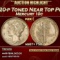 1920-p Mercury Dime Toned Near Top Pop 10c ms67+ FSB SEGS
