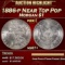 1886-p Morgan Dollar Near Top Pop $1 ms67+ SEGS