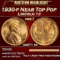 1930-p Lincoln Cent Near Top Pop 1c ms67+ rd SEGS