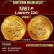 1861-p Gold Liberty Double Eagle $20 ms64+ SEGS