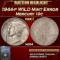 PCGS 1944-p Mercury Dime Wind Mint Error 10c ms64 PCGS