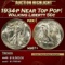 1934-p Walking Liberty Half Dollar Near Top Pop! 50c ms67+ SEGS