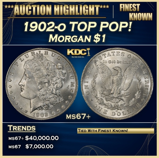 1902-o Morgan Dollar TOP POP! $1 ms67+ SEGS