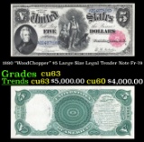 1880 $5 Large Size Legal Tender Note 