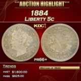 1884 Proof Liberty Nickel 5c pr66+ SEGS