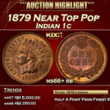 1879 Indian Cent Near Top Pop 1c ms66+ rb SEGS