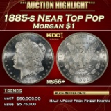 1885-s Morgan Dollar Near Top Pop $1 ms66+ SEGS