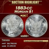 1883-cc Morgan Dollar $1 ms66+ SEGS