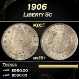 1906 Liberty Nickel 5c Grades ms65+