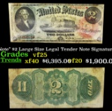 1869 $2 Large Size Legal Tender Note 