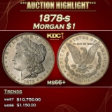 1878-s Morgan Dollar $1 ms66+ SEGS