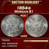 1884-s Morgan Dollar $1 ms62 USCG